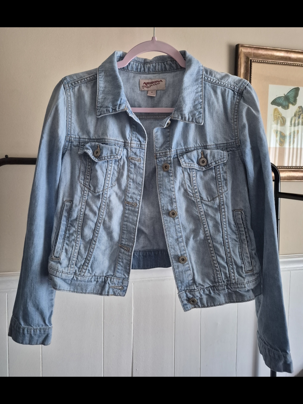Arizona Jean Company Light Blue Denim Jacket
